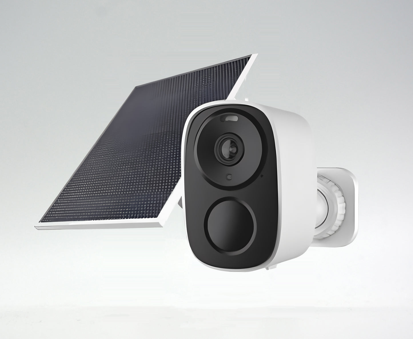 Caméra Extérieure Solaire avec Batterie et Panneau Solaire O11