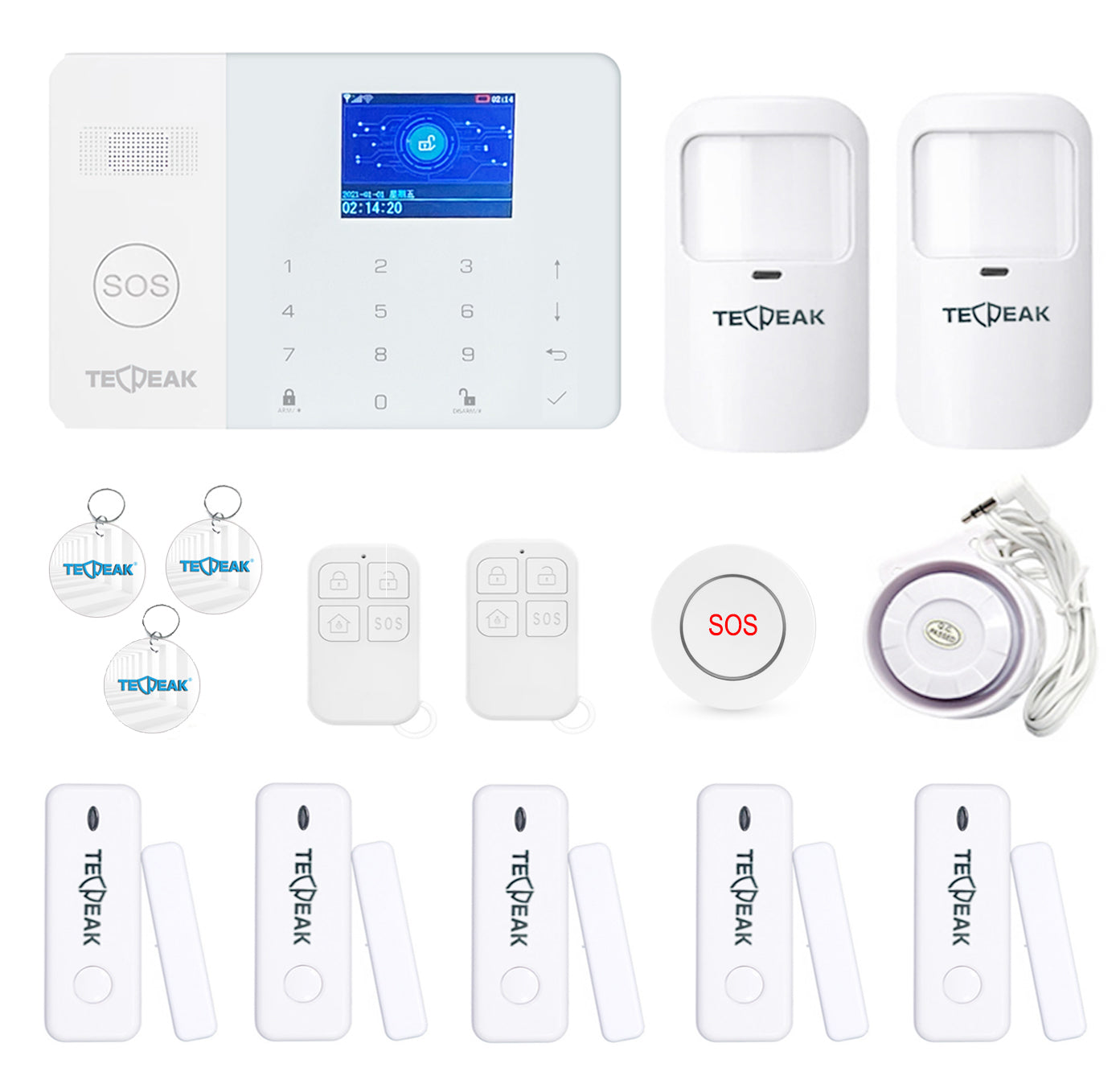 S8 - WiFi / GSM / 2G / 4G Alarme Maison
