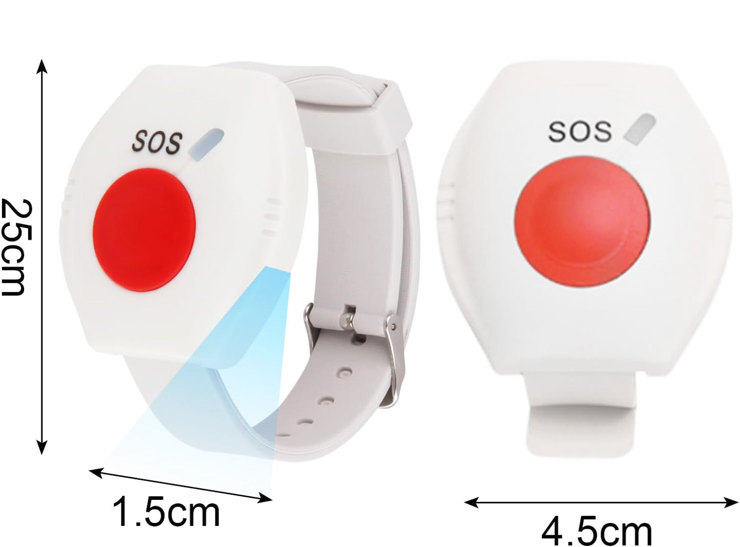 Bouton d'Appel SOS Intelligent Sans Fil