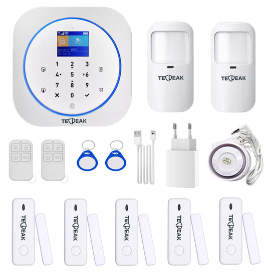 A1 - WiFi / GSM Système de Sécurité (Blanc)