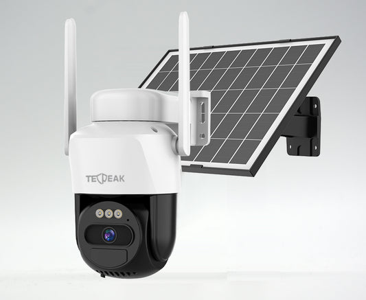 Caméra extérieure solaire avec batterie et panneau solaire O10