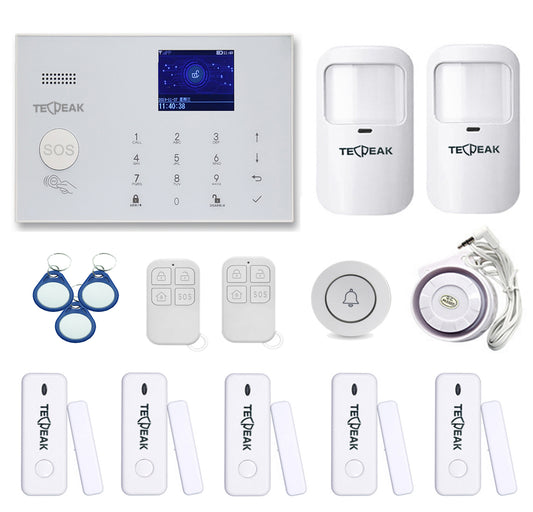 A2 - Système d'Alarme WiFi / GSM (Blanc)